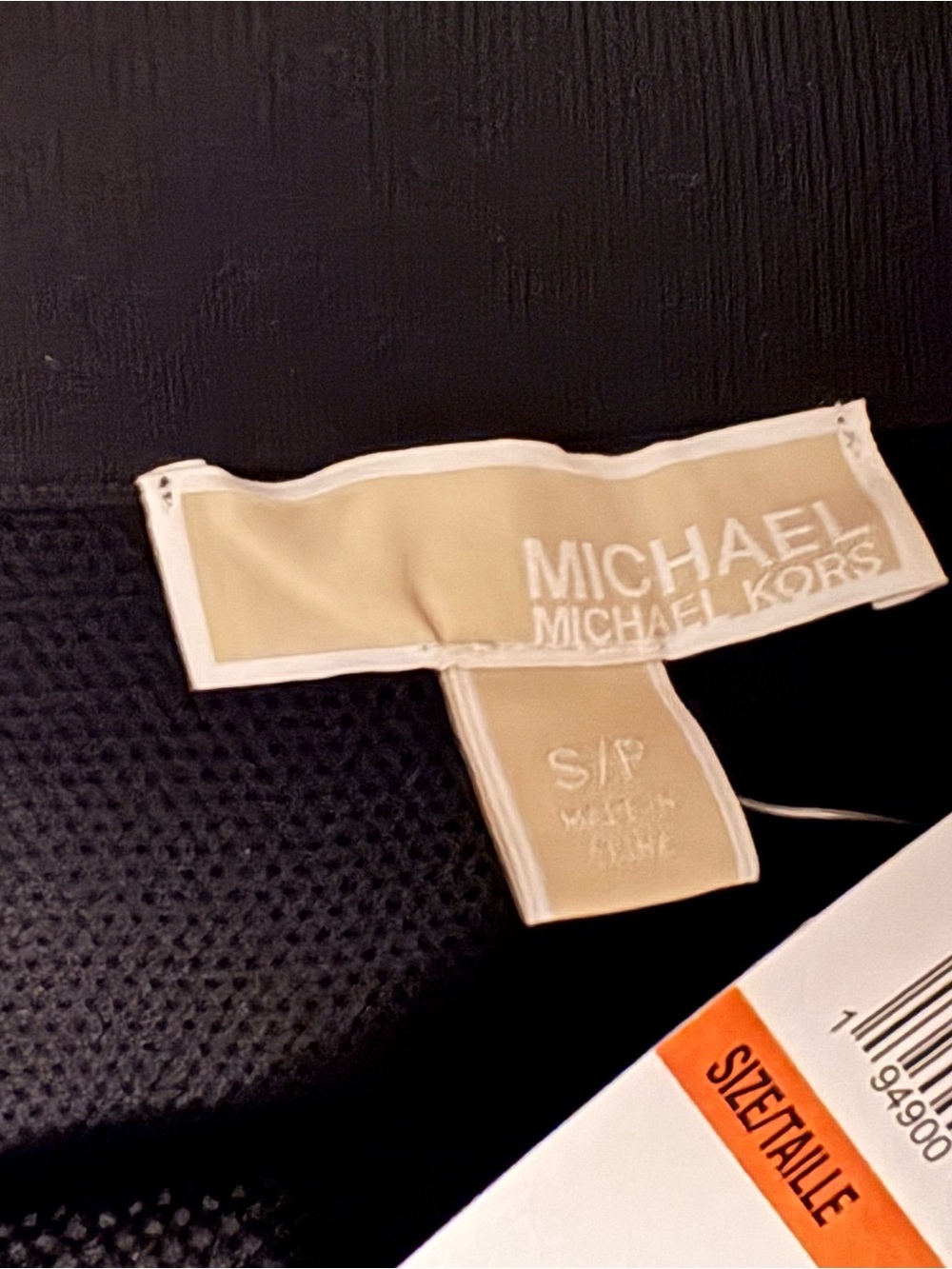 Michael Kors Black Pencil Skirt with White Side Trim - Picture 4 of 4